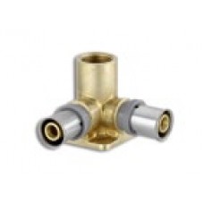 Пресс-уголок 90° Kermi x-net 16х1/2"ВР с настенным креплением-D